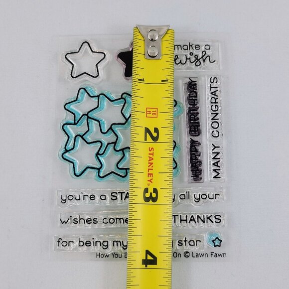 Clear Stamp Lot Lawn Fawn How You Bean? Sentiments Words Studio Calico Crafts - Picture 9 of 16